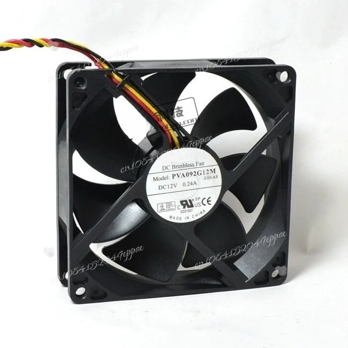 9025 9cm 전원 공급 장치 섀시 팬 12V 0.24A PVA092G12M