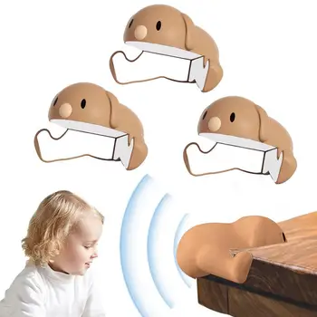 Corner Guards Baby Proof Cute Dog Silicone Protectors For Corners And Edges 4Pcs Furniture Corner Protector Guards With Strong 1
