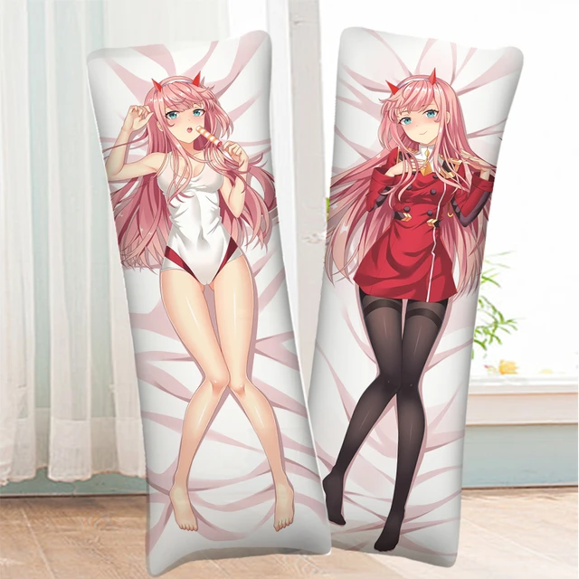 Zero Two Body Pillow Cover Case Hugging Soft Anime Character Merch
