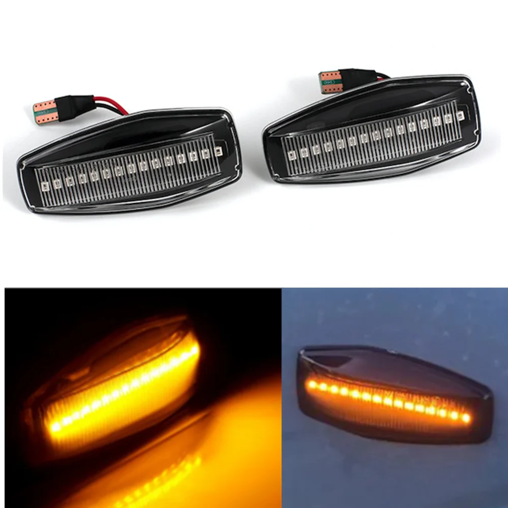 

Car Fender Side Marker Repeater Lights Dynamic LED Turn Signal Lamp For Hyundai Coupe Elantra Getz Sonata XG Terracan Tucson