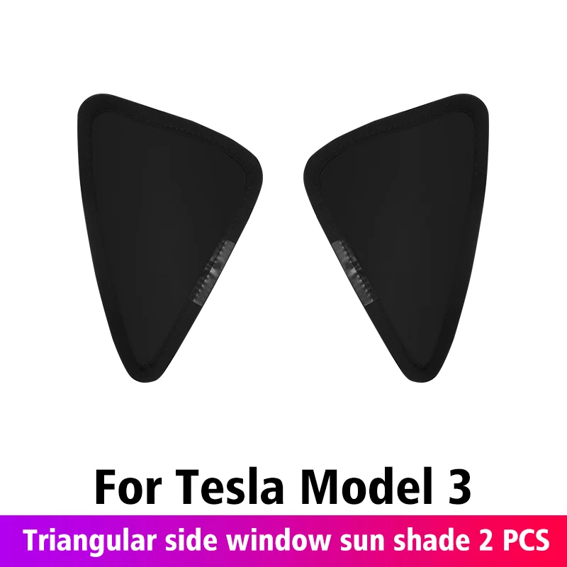 For Tesla 2021-2022 Model 3 Model Y Car Front Rear Windshield Sun Shade Privacy Trim Side Window Sunshade Decorative Accessories car decals Other Exterior Accessories