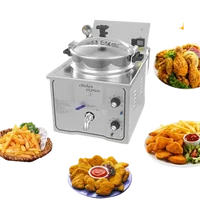 16L Electric Deep Fryer Commercial Pressure Cooking PanFrying Chicken Stainless Steel Equipment Multi-function Food Processor 2