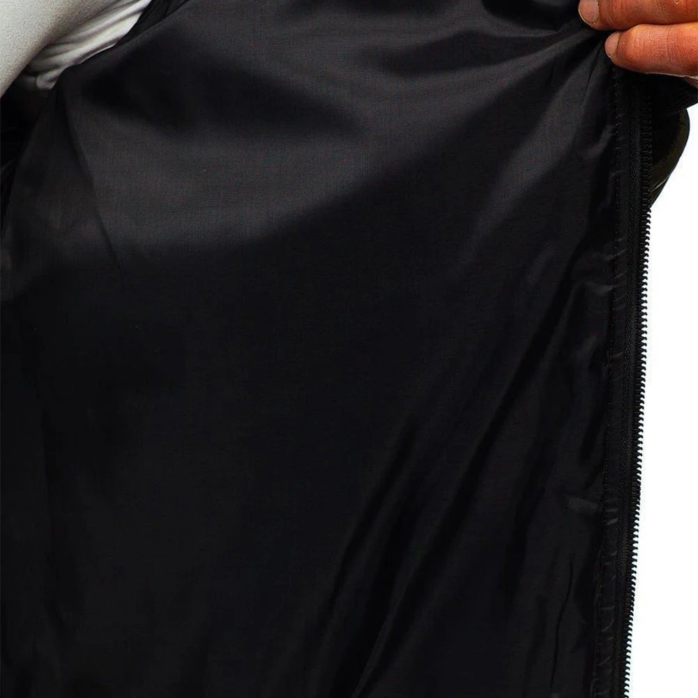 

Мужская зимняя теплая куртка на молнии с воротником-стойкой, стеганое Стеганое пальто, пуховая верхняя одежда для мужчин