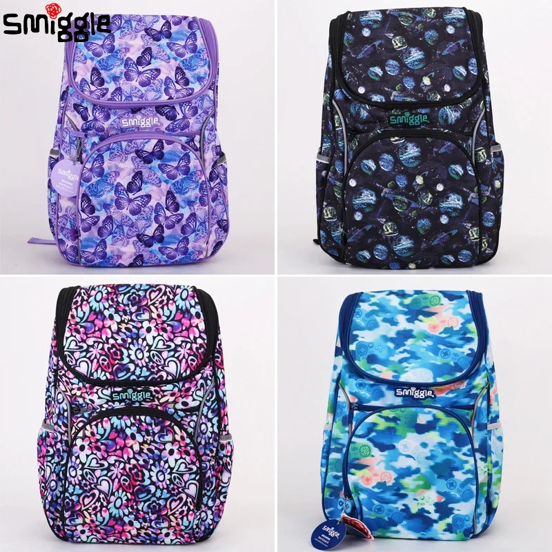 

Подлинный Австралийский Smiggle фиолетовая Роза, фиолетовое красное сердце, черная планета светильник синий плавучий песок откидная Сумка-книжка студенческий подарок