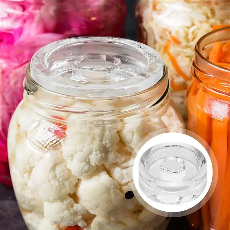 Fermentation Weight Jars Fermentation Weight Glass Fermenting Lid Fermenting Lids Wide Mouth For Jar