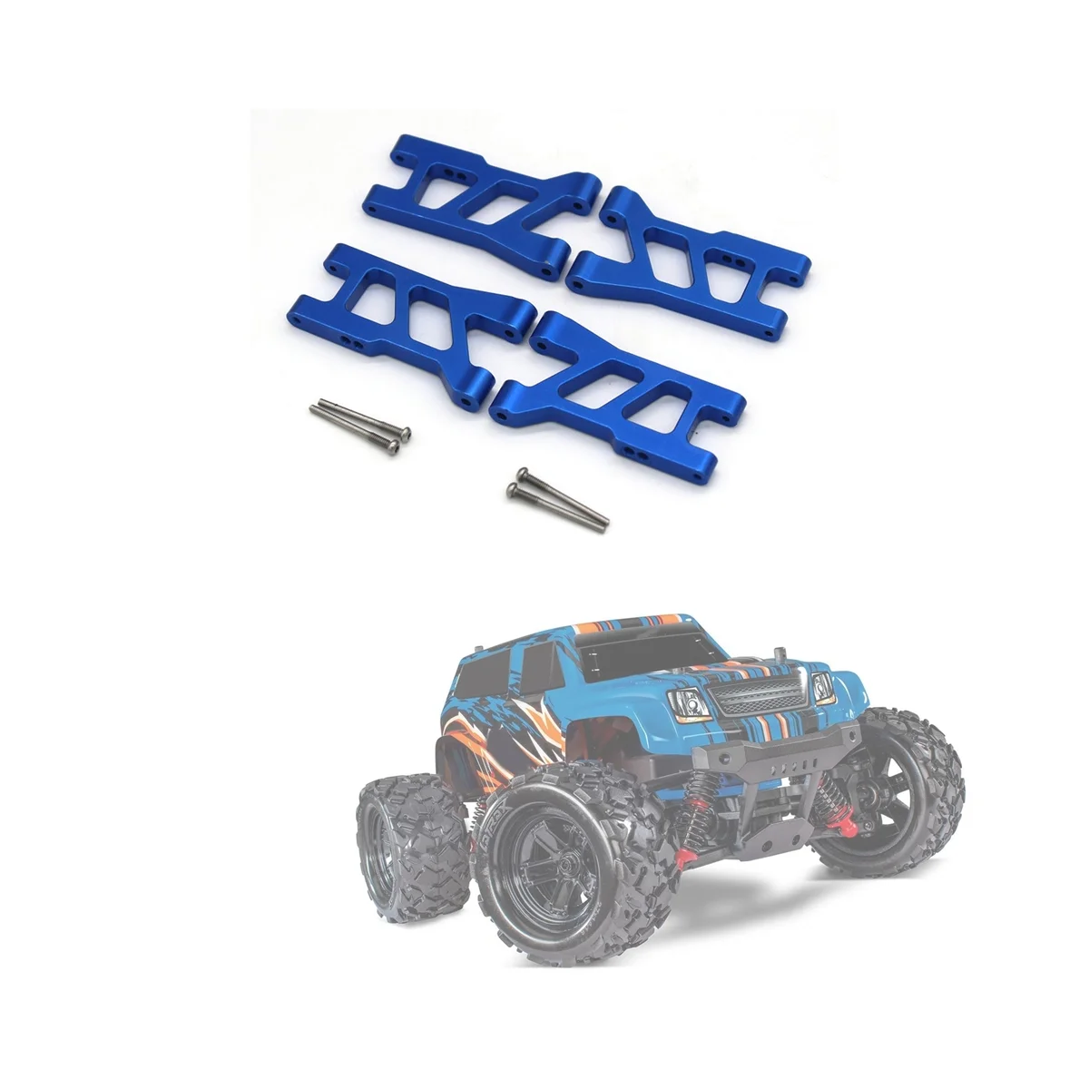 ݼ   ĸ   Ʈ, 7630, Traxxas LaTrax 1/18 RC ڵ ׷̵ ǰ ׼, Ķ, 4 