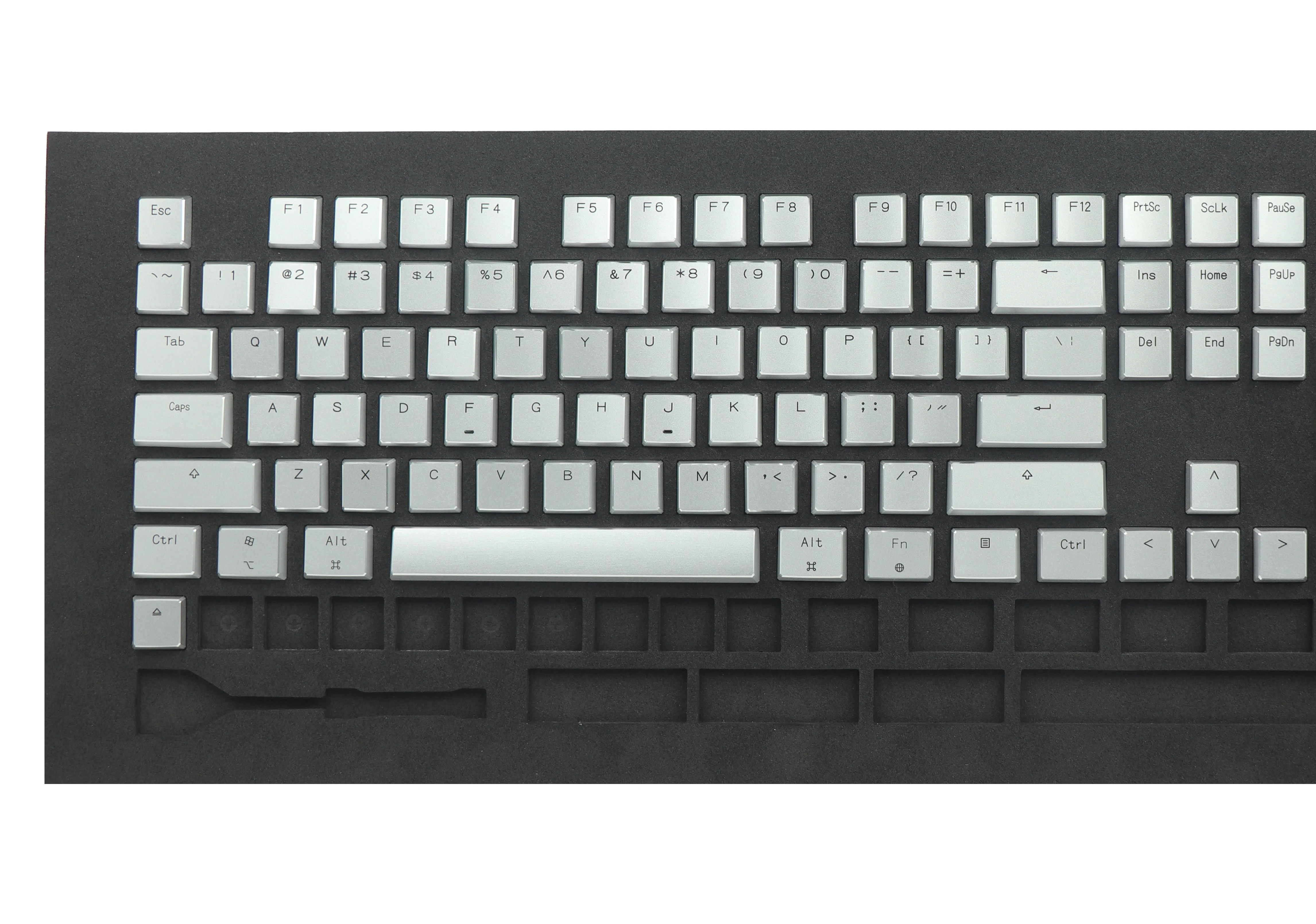 キーボード hium l keycaps black HiUM Aluminum Alloy Low Axis Keycap Custom Metal HL Transparent