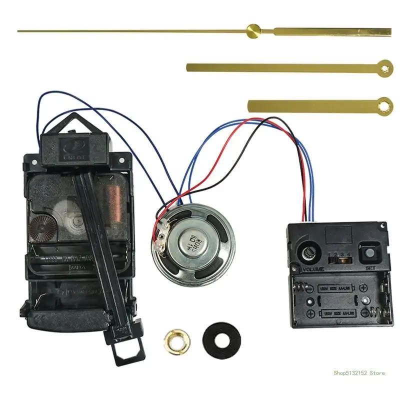 QX2E Wall Pendulum Clock Movement Mechanism Music Box DIY Repair