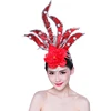 1pcs Dance Classical Headdress Show Stage Performance Costume Hair Accessories Hair Tiara Headpiece Flower Headdress New