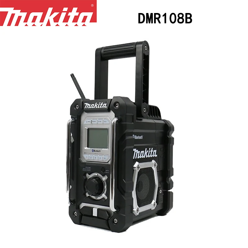 Makita Dmr108B Cxt Lxt Radio Sul Posto Di Lavoro Con Strumento Nudo Versione Bluetooth Nera