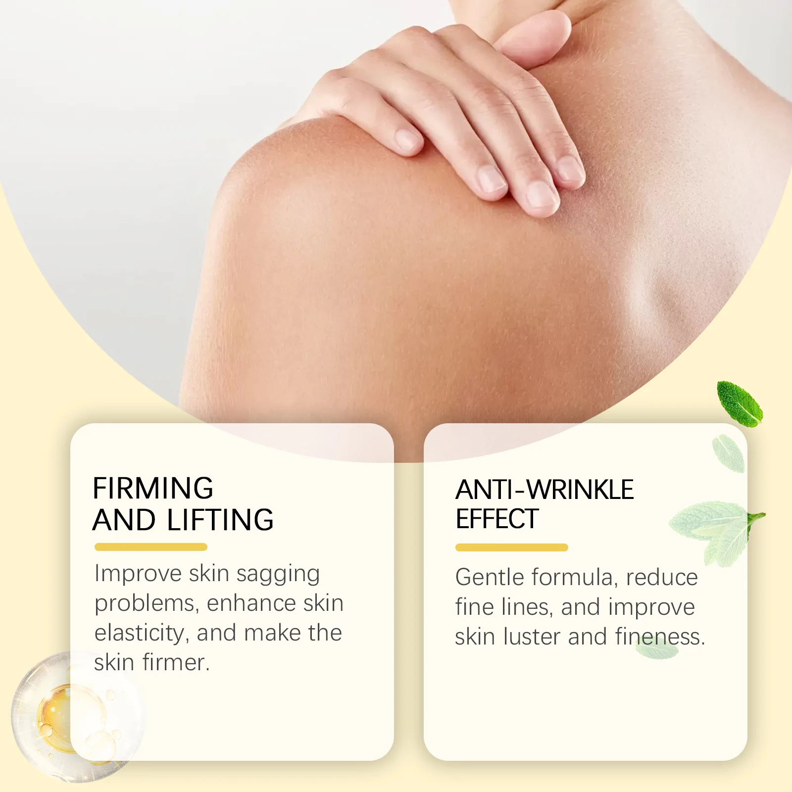 EELHOE Bee Venom Smooth Body Cream Deeply Nourishing Brightening Skin Care Products Vitamin E Woman Body Cream Moisturizer 100g 3