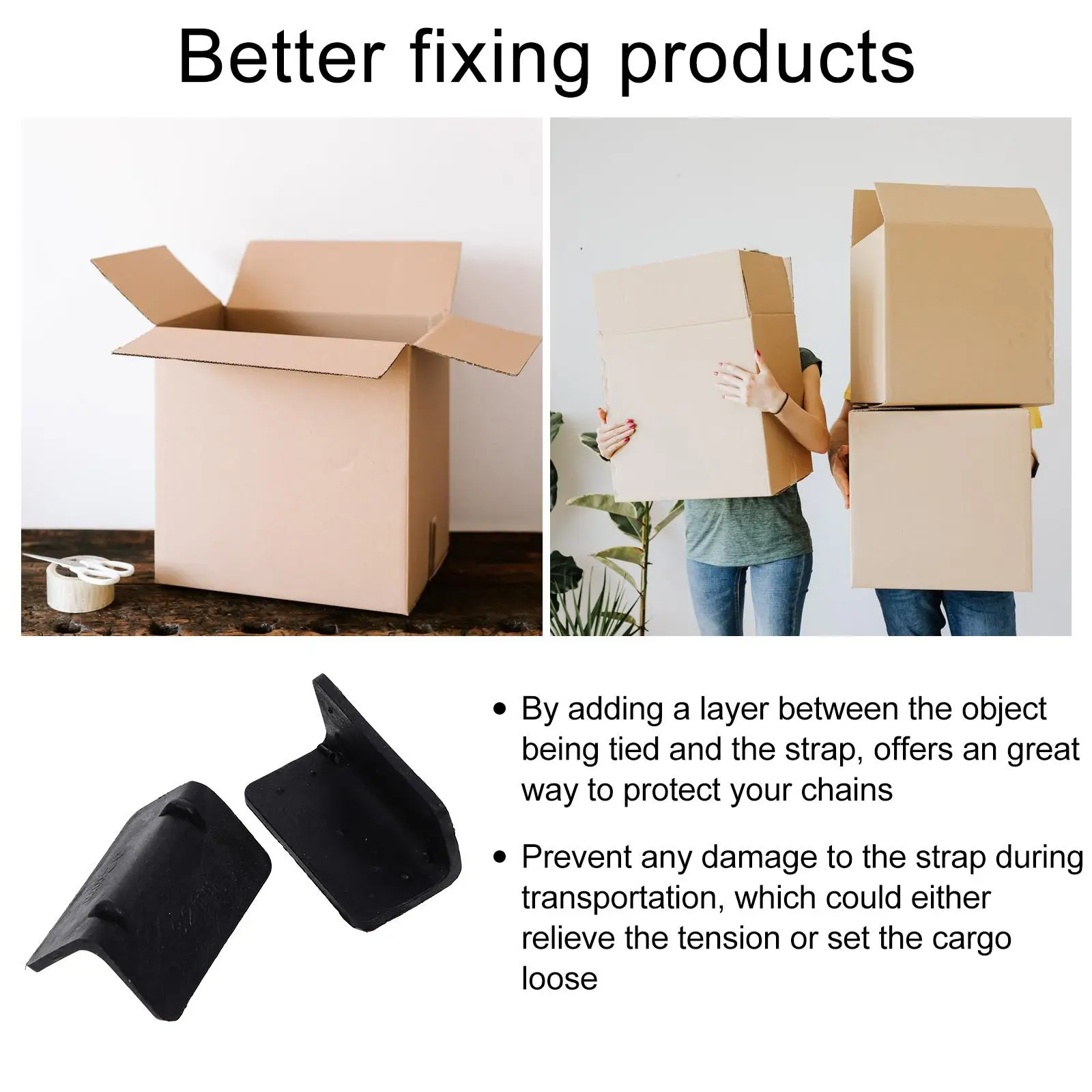 100 Pcs Carton Corner Protector Baby Packing Hardware Guards Plastic