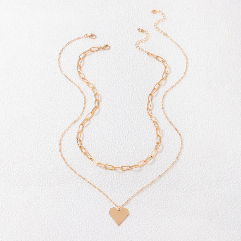 Simple Multilayer Triangle Metal Accessories