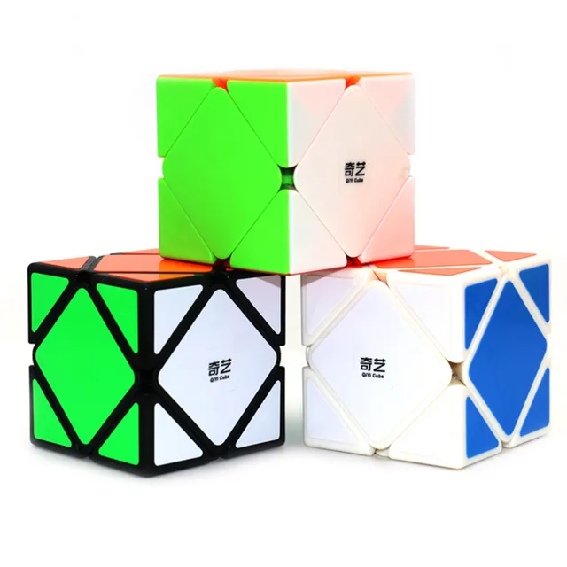 Qiyi Qicheng  A Skewb Magic Speed Cube Stickerless QIYI Skew Professional Antistress Puzzle Fidget Toys Children's Gifts 2