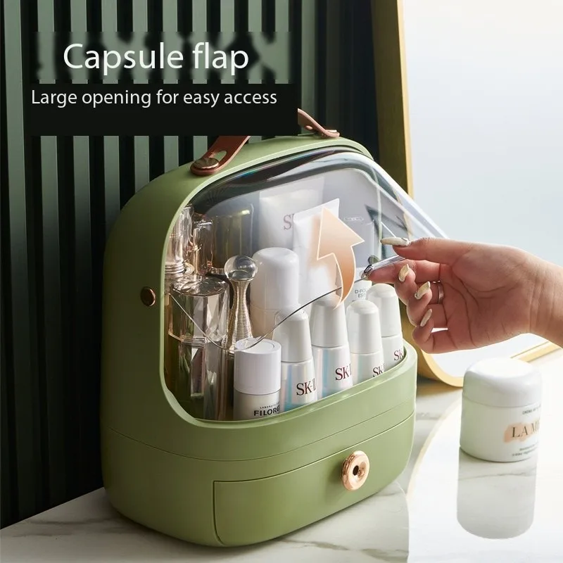 Cosmetic Storage Box Bathroom Home Skin Care Make Up Storage Drawer Big Capacity Waterproof Dustproof Jewelry Perfume Organizer 5