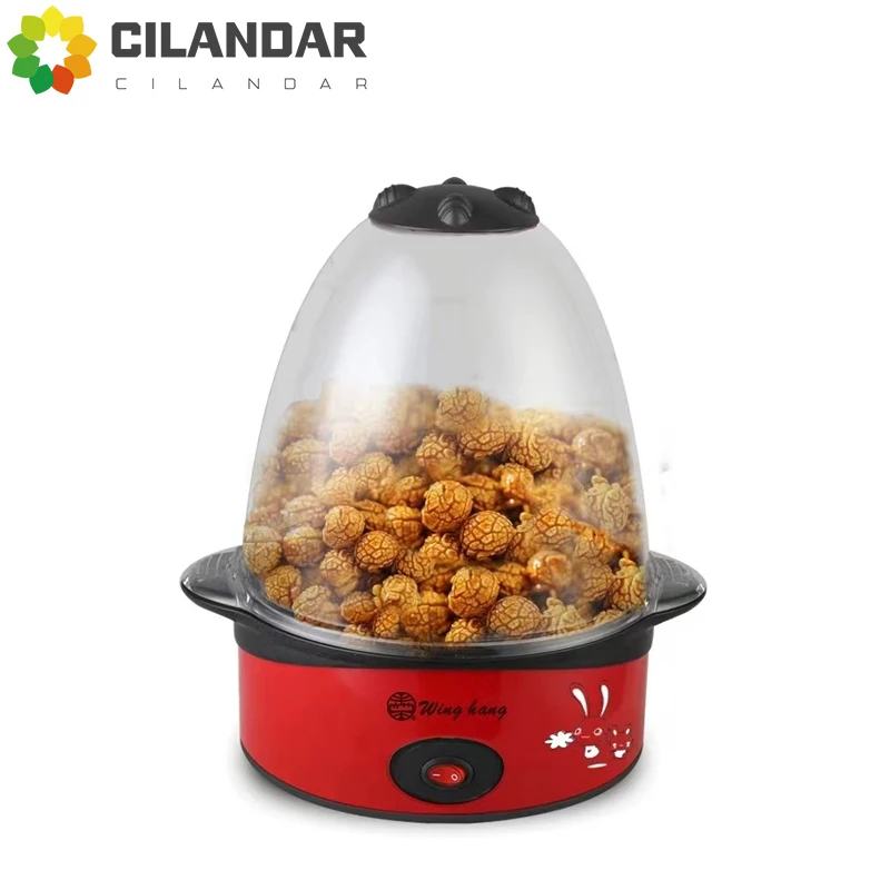 220V Popcorn Machine Mini High Efficiency Popcorn Machine Home Appliances Fully Automatic Home Kitchen Snack Making popcorn popper