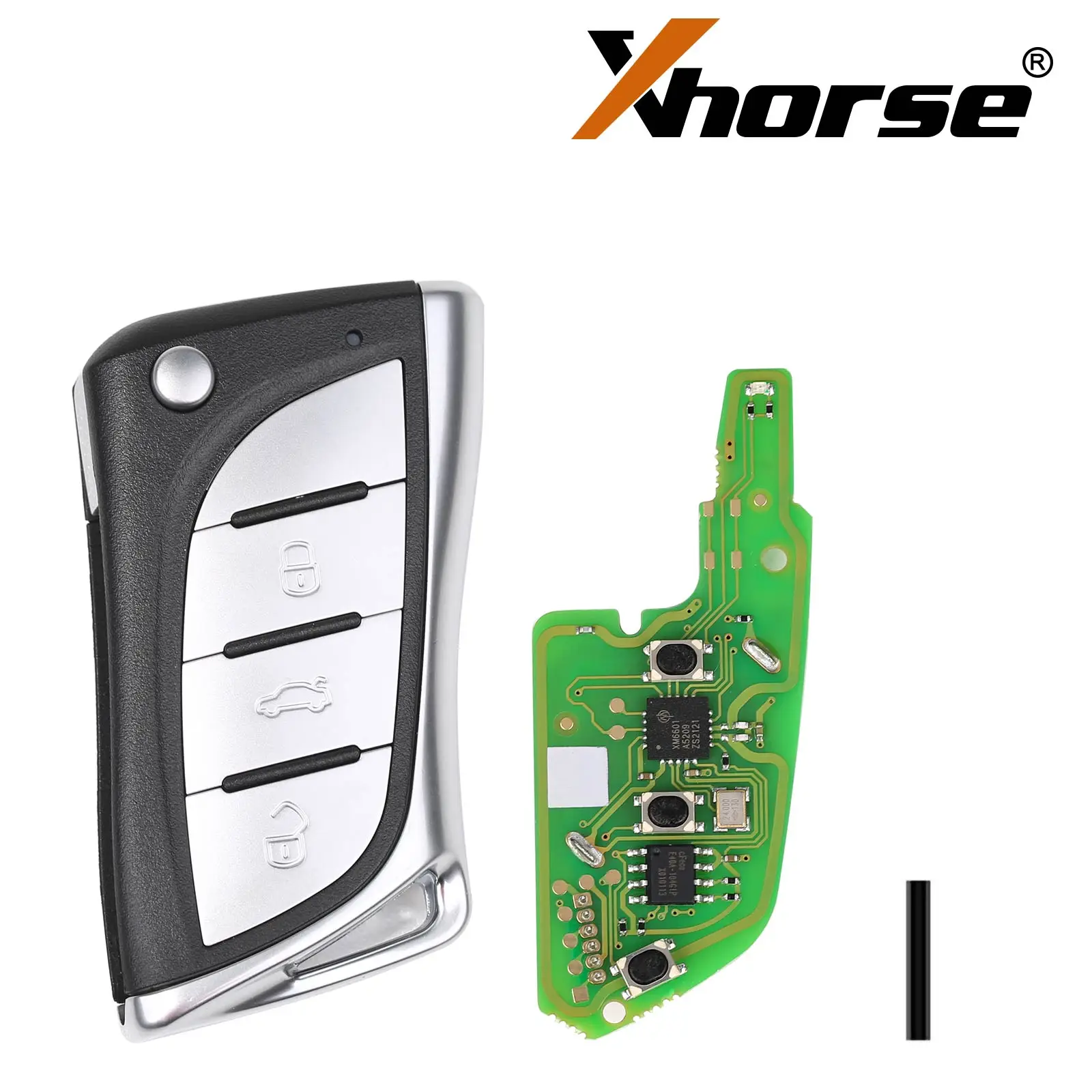 

3 кнопки Xhorse XKLEX0EN VVDI, проводной дистанционный Автомобильный ключ для Lexus, 1/2/5/10 шт.