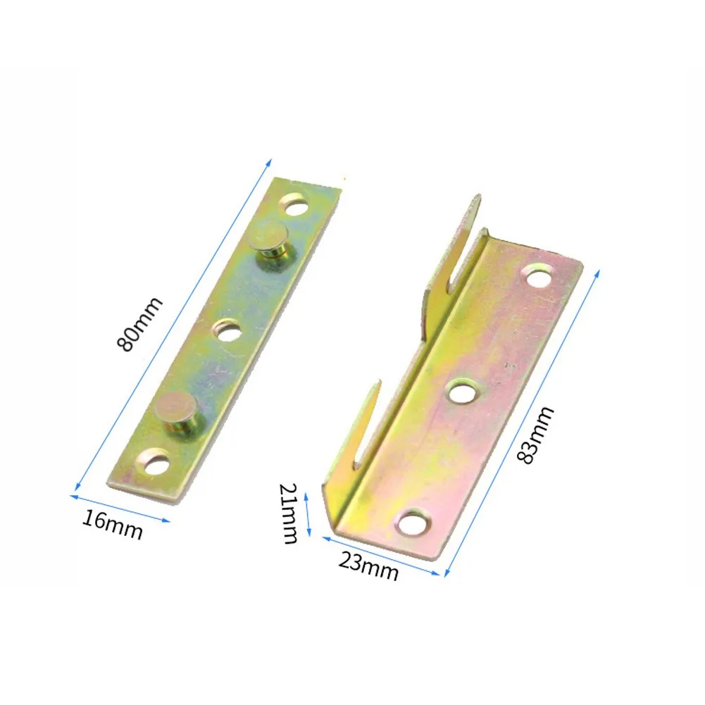 Description Picture 4 of itemBed Rail Bracket Bed Hinge Bed Bed Rail Brackets Brass Connection Equipment Heavy Duty Bed Rail Fittings Wooden