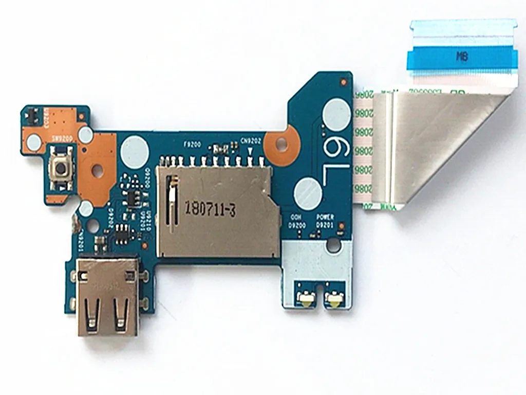 

NEW For Hp 14-CK 14-CM 240 G7 Series Laptop SD Card Reader USB Port Board W/ Cable L23186-001 6050A2983901 100% Tested Fast Ship