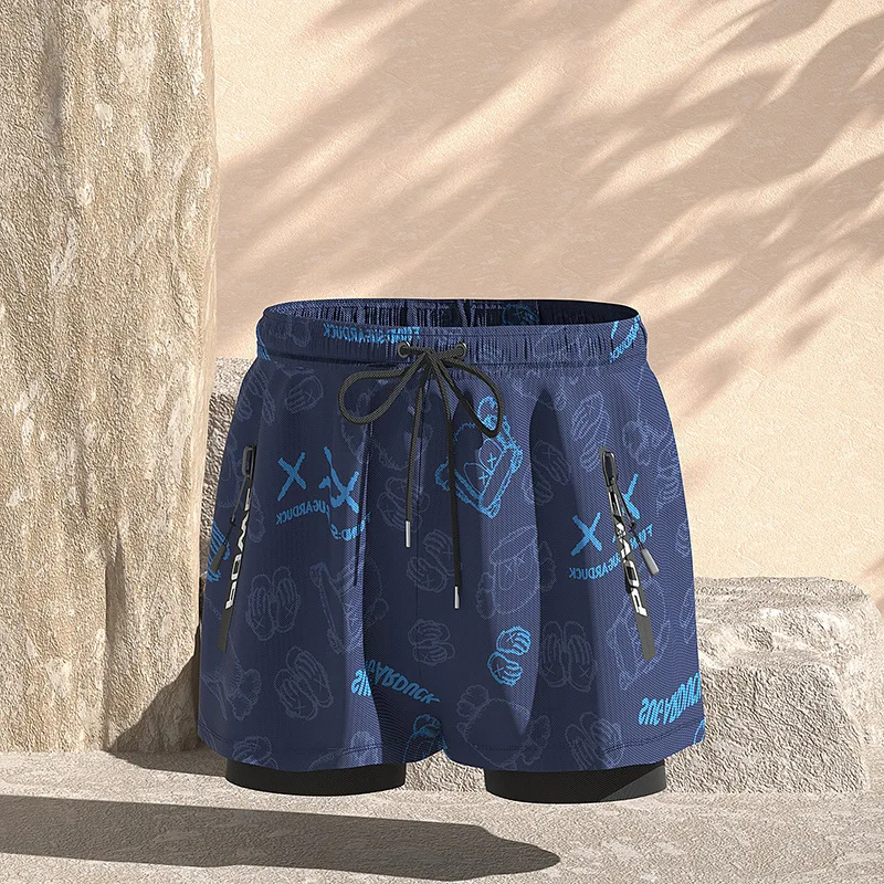 Pantalones cortos azules