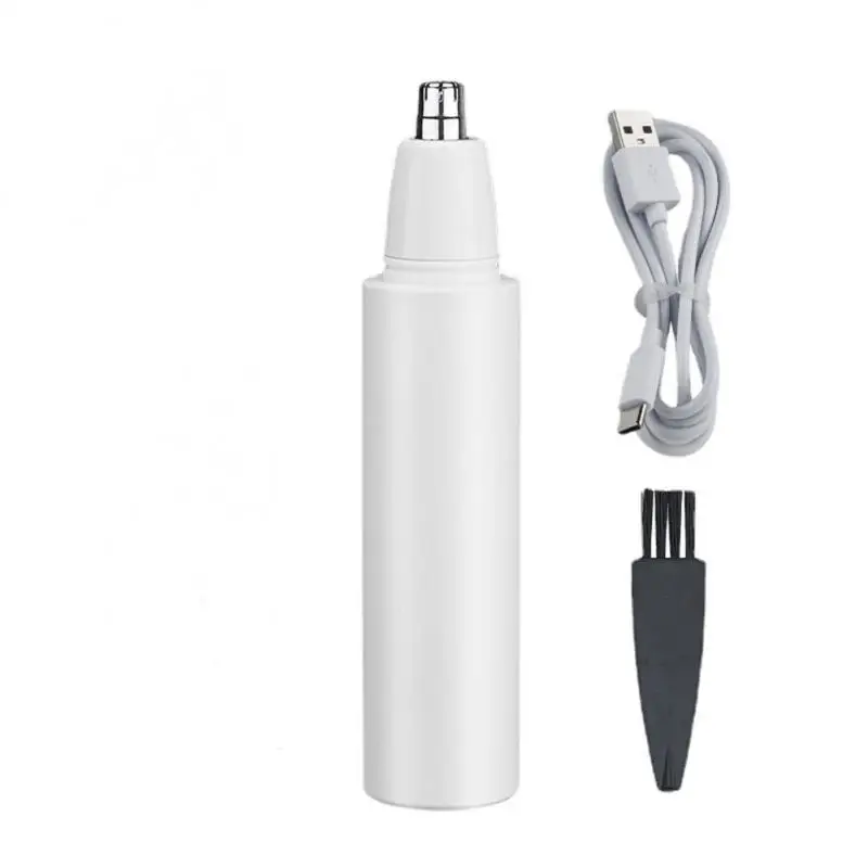 귀 코 헤어 커팅 머신, 블랙 저소음 커터, 헤드 보호 커버 디자인, USB 스마트 충전 가전 제품