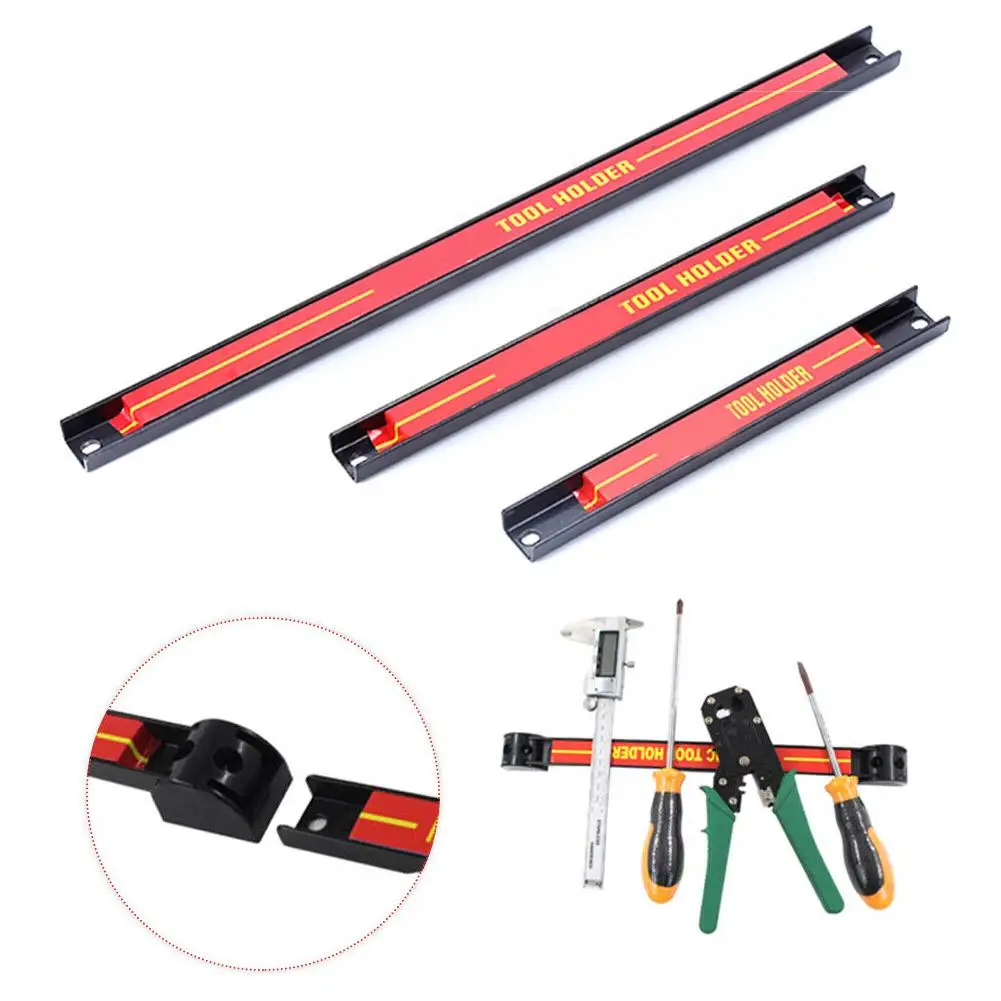 Tool Organizer Strong Magnetic Tool Holder Strip Heavy-duty Magnet Bar Wall Mounted Storage Rack Garage For Wrench