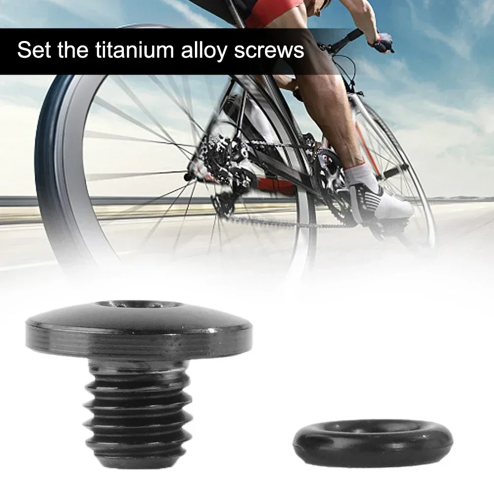 Kit De Purge Titane Pour Vélo - Vis Et Joint Torique Compatibles Shimano XT, SLX, Zee, Deore