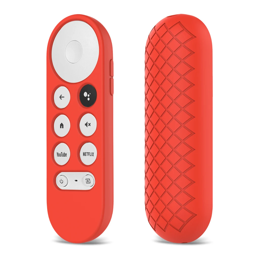 Silicone Protector Shell Replacement Soft Voice Remote Cove Shockproof Remote Control Protective Case For Google Chromecast silicone remote case silicone remote cover silicone remote sleeve remote controller cover silicone case protector
