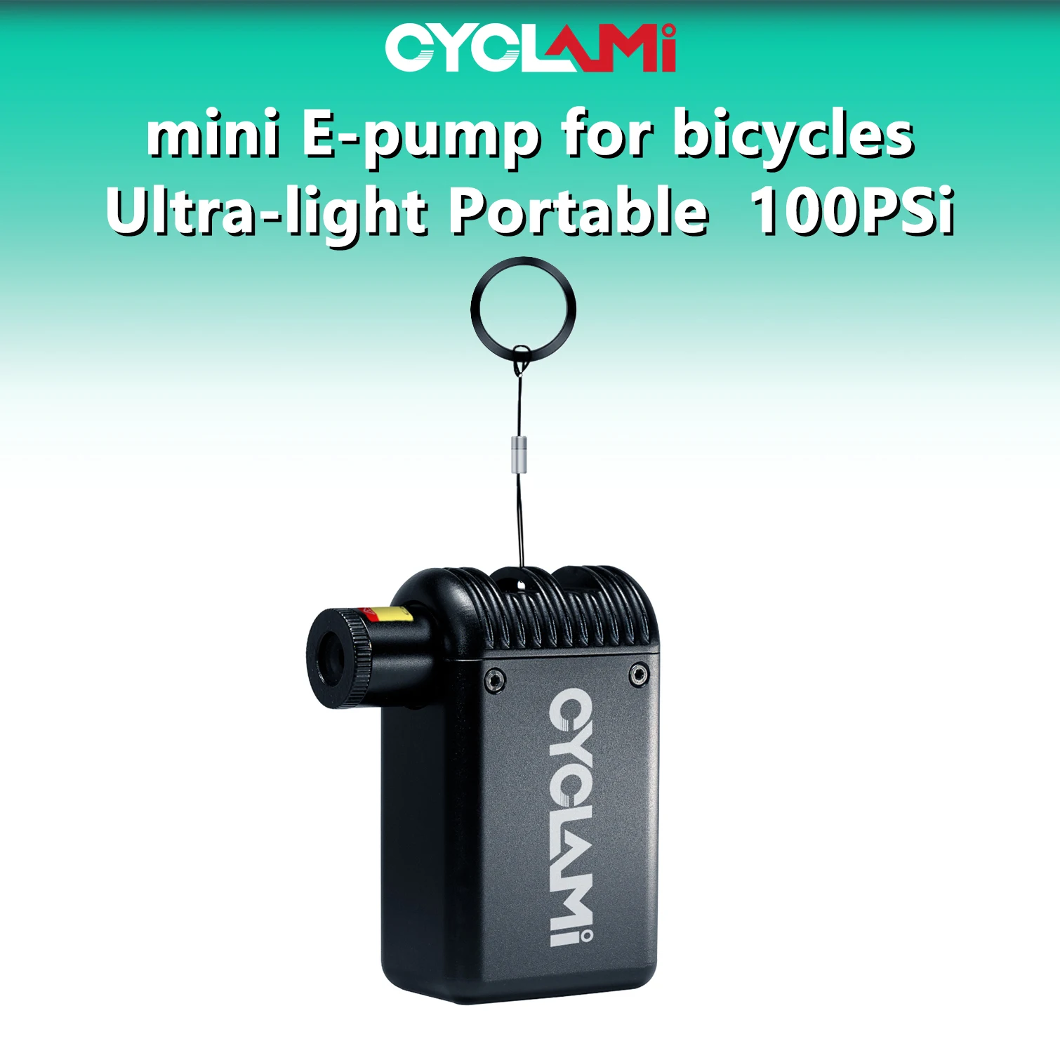Cyclami mini elektrische luftpumpe tragbare fahrrad akku blas