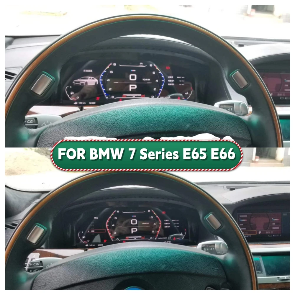 2023ล่าสุดสำหรับ BMW 7 Series E65 E66 LCD ดิจิตอล Cluster แผงควบคุมห้อง
