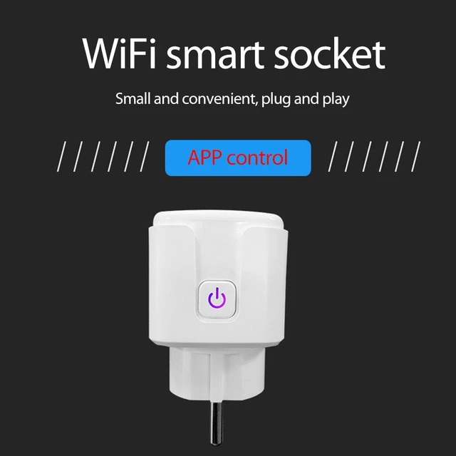 Smart Plug WiFi Socket EU 16A Power Monitor Timing Function Tuya SmartLife  APP Control Works With Alexa Google Assistant Yandex - AliExpress