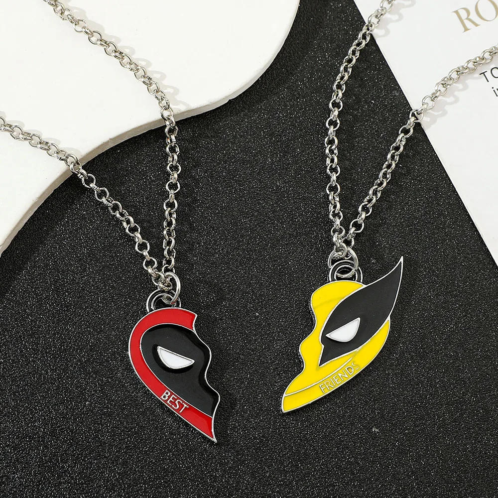 Colar de amizade deadpool e wolverine para mulher_voghion.com