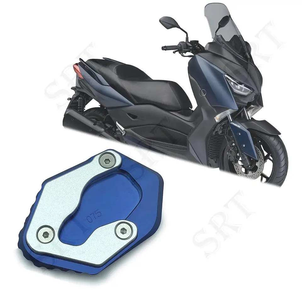

Motorcycle Kickstand Side Stand Extension Pad Enlarger Plate For YAMAHA XMAX 300 250 125 X-MAX 300 250 125 2017-2019