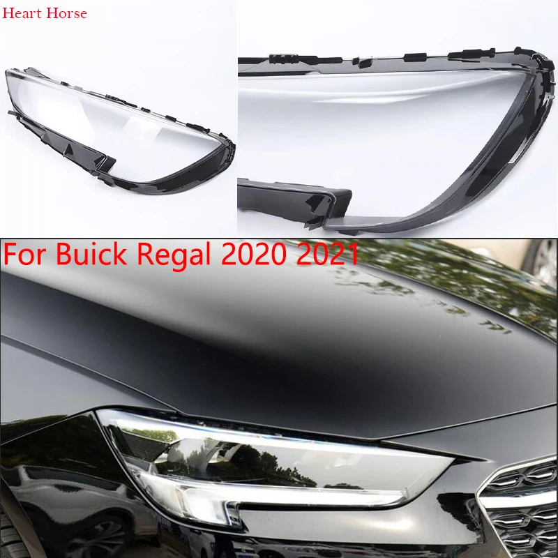

For Buick Regal 2020 2021 Front Headlamp Lamp Cover Transparent Headlight Shell Lens Plexiglass Replace The Original Lampshade