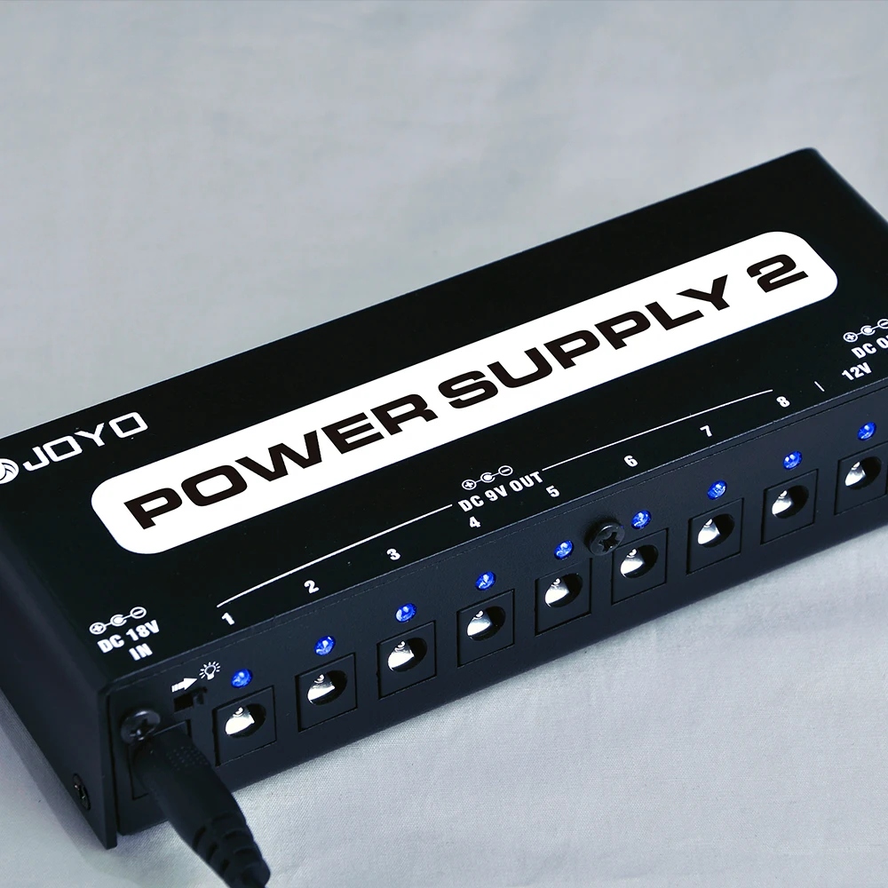 JP-02 Guitar Pedal Power Supply Independent Short-circuit Protection Isolated 10
