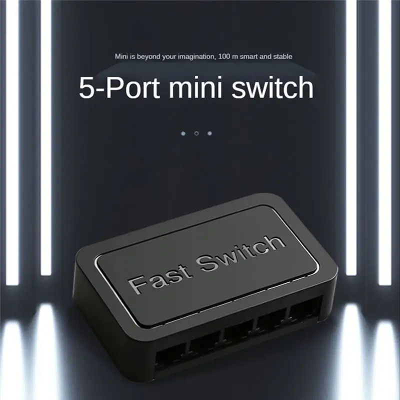 AP-Mini 5 포트 네트워크 스위치 이더넷 스위치 인터넷 분배기 데스크탑 10/100/1000Mbps RJ45 허브, 기가비트