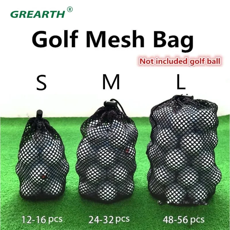 GolfBallBagsSpecialBlackGolfStorageBagCanHold122550PCSBall