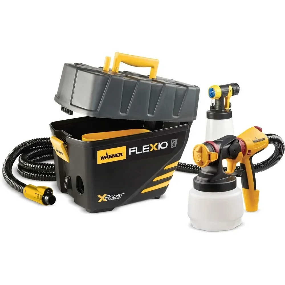 5000 Stationary HVLP Paint Sprayer Sprays Most Unthinned Latex Includes two Nozzles iSpray Nozzle and Detail Finish Nozzle