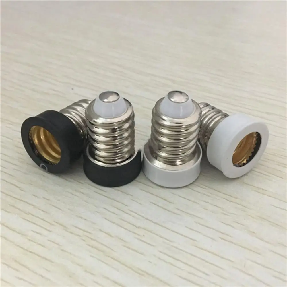 

2Pcs E14 to E12 Adapter Converter Lamp Holder Base Socket for LED Light Bulbs High temperature resistant, anti-burning PBT rack