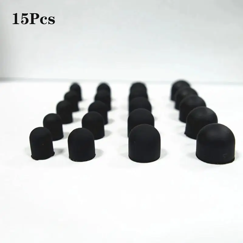 

15pcs/set Soft Replacement Silicone Nib Cover Stylus Tips For Touch Pencil Stylus Touchscreen Pen