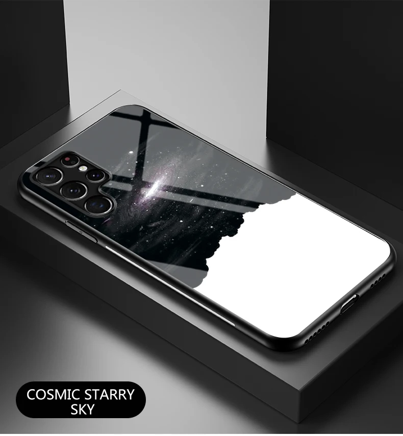 Custodia in vetro rigido DECLAREYAO S21 FE per Samsung Galaxy S22 S21 S20 Ultra S10 S9 S8 Plus Custodia sottile per Samsung _voghion.com