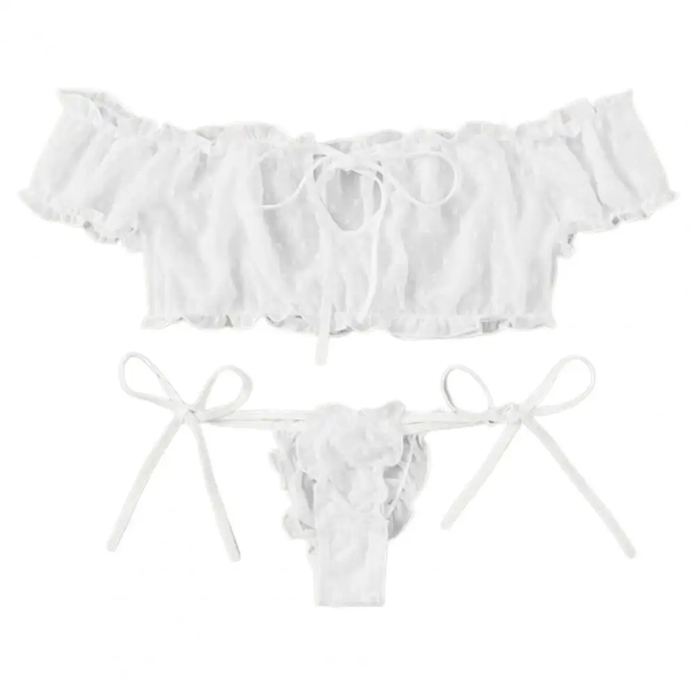 Рисунок 2 - кружевные трусики-Тонг с открытыми