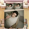 Wang Hedi Magazine Cover HD Poster Double 3PC Bedding Set Dylan Di Di Lifestyle Picture Photo Single Dormitory Student 2PC Knit 1