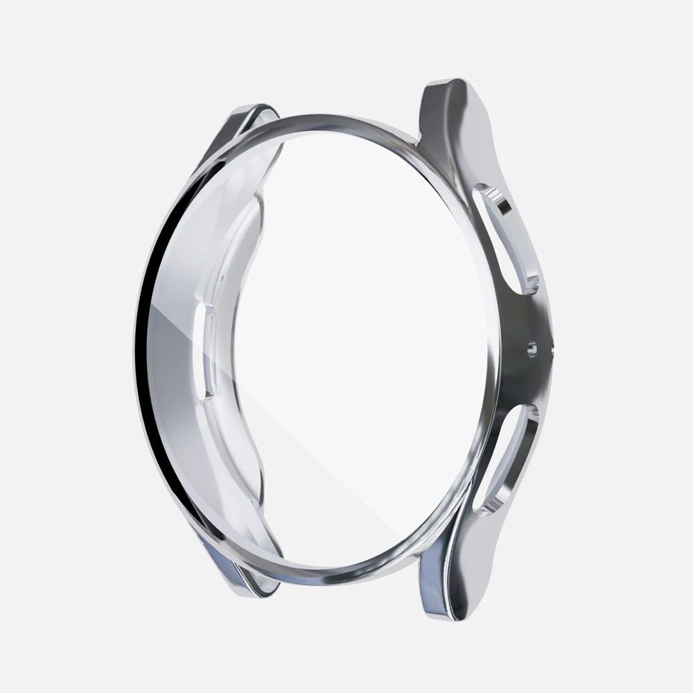 Premium TPU Plated All-Around Screen Protector Case for Smartwatch - Elegant Watch Accessories