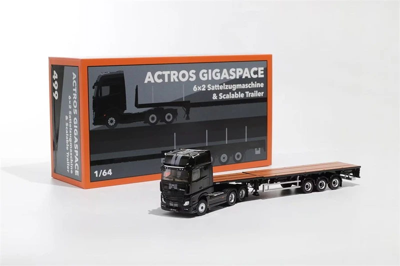 35R-003 GCD 1/64 ACTROS GIGASPACE 6×2 Preorder] GCD 1:64 Mercedes-Benz Actros 3 axle tractor with