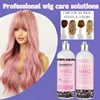 Wig Shampoo Professional Wig Solution for Human and Synthetic Hair Wig Braided Hair Pieces To Clean, Restore and Nourish Hair 1