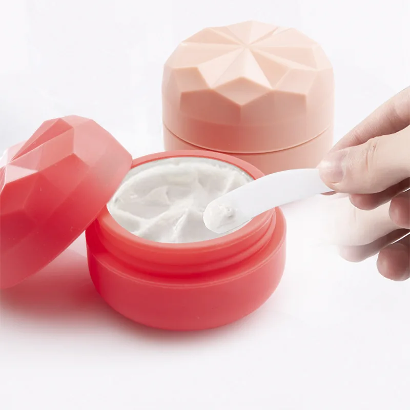 

20ml Travel Refillable Silicone Box Portable Cosmetic Lotion Face Cream Bottling Jewelry Empty Macaron Storage Box