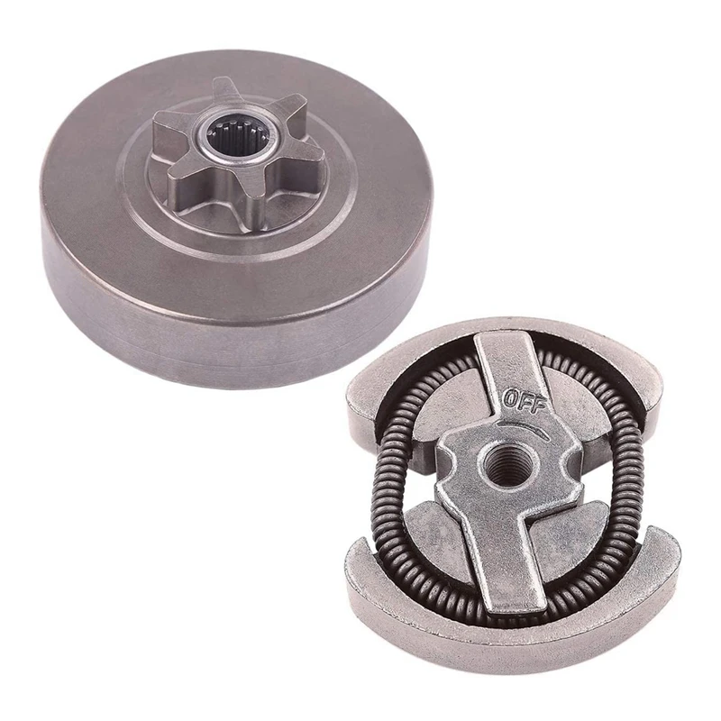 3/8-6T Spur Sprocket Clutch Drum Assembly Kit For Husqvarna 120 36 41 136 137 141 142 235 235E 240 236 Chainsaw530047061