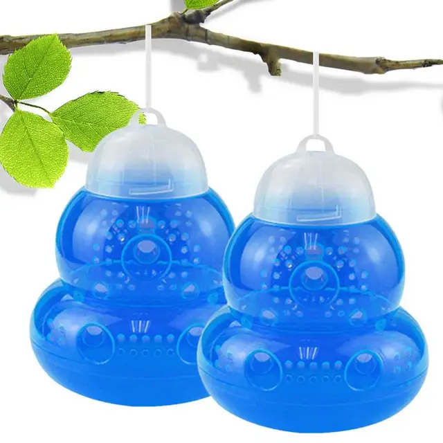 Új Műanyag Tök Méhek Trapreusable A Kültéri Csapdák Számára, Újrafelhasználhatók Kerti Otthoni Farm Gyümölcsös Gyümölcs Standjaihoz - Image 2