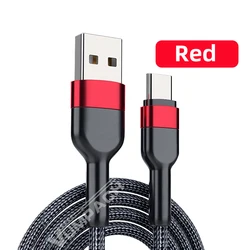 High-Speed USB-C Charging Cable - Fast Charging Data Cord - 0.5m (Red)